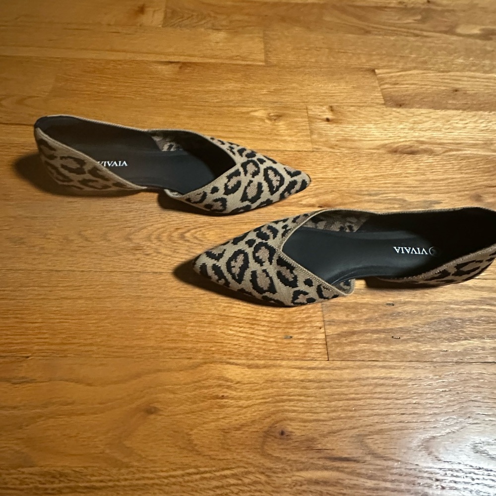 VIVAIA Leopard Print Women's Flats